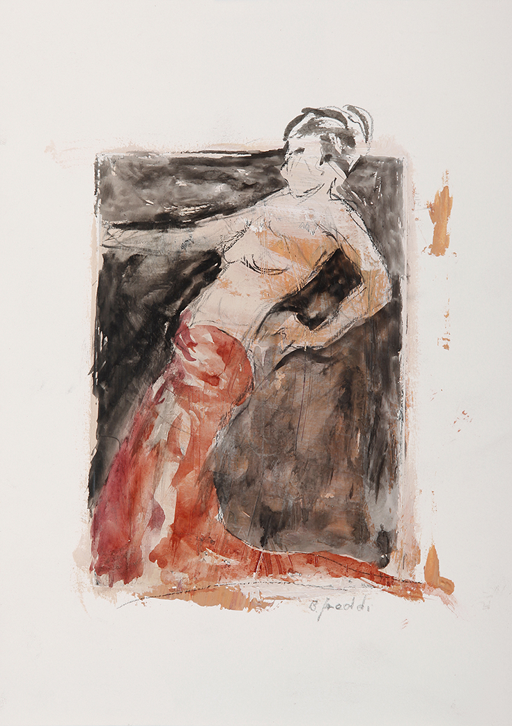 Butoh in rosso