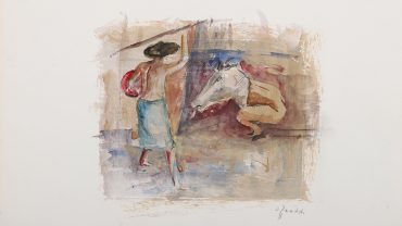 Bruno Freddi Dipinti don chisciotte e la bella ronzinante