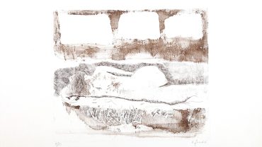 Bruno Freddi Dipinti muro con figura sdraiata